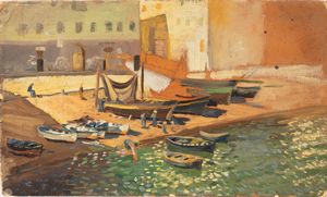 MAX ROEDER - Veduta di un porticciolo