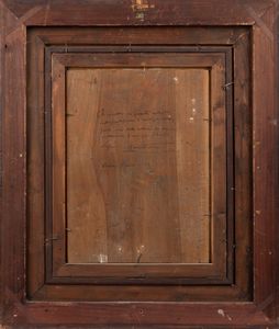 Attribuito a Silvestro Lega (Modigliana 1826-Firenze 1895) : Bambina del Gabbro  - Asta Arte Figurativa tra XIX e XX Secolo - Associazione Nazionale - Case d'Asta italiane