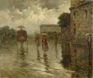 Tito Corbella - A passeggio sotto la pioggia