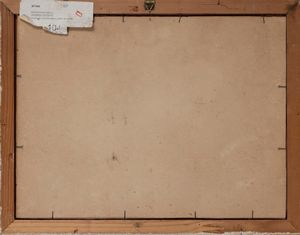 Valerio Laccetti : Pecore al pascolo presso l'antica porta  - Asta Arte Figurativa tra XIX e XX Secolo - Associazione Nazionale - Case d'Asta italiane