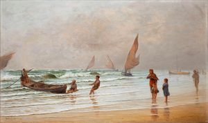 Raffaello Celommi - Giorno di burrasca