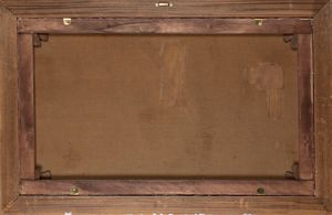 Raffaello Celommi : Giorno di burrasca  - Asta Arte Figurativa tra XIX e XX Secolo - Associazione Nazionale - Case d'Asta italiane