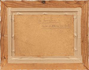 Carlo D'Aloisio da Vasto : La mungitura  - Asta Arte Figurativa tra XIX e XX Secolo - Associazione Nazionale - Case d'Asta italiane