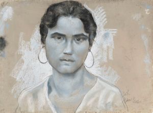 Emilia de Divitiis - Ritratto di fanciulla