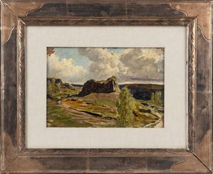 MAX ROEDER : Altopiano  - Asta Arte Figurativa tra XIX e XX Secolo - Associazione Nazionale - Case d'Asta italiane