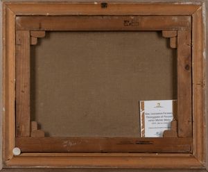 Karl Lindemann-Frommel : Roma, la passeggiata di Poussin verso Monte Mario  - Asta Arte Figurativa tra XIX e XX Secolo - Associazione Nazionale - Case d'Asta italiane