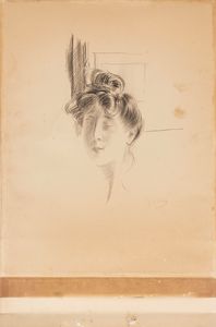 Giovanni Boldini - Volto di fanciulla