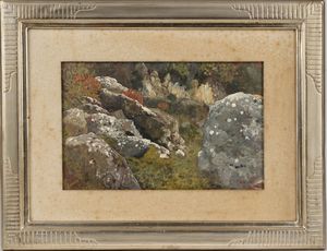 MAX ROEDER : Siracusa, veduta della campagna  - Asta Arte Figurativa tra XIX e XX Secolo - Associazione Nazionale - Case d'Asta italiane