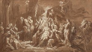 Francesco  Podesti - Scena mitologica