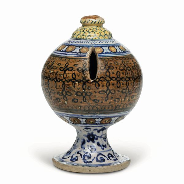 Salvadanaio<BR>Faenza, inizio del XVI secolo<BR>  - Asta Maioliche, Porcellane e Figure Venete di un Collezionista Veneziano - Associazione Nazionale - Case d'Asta italiane