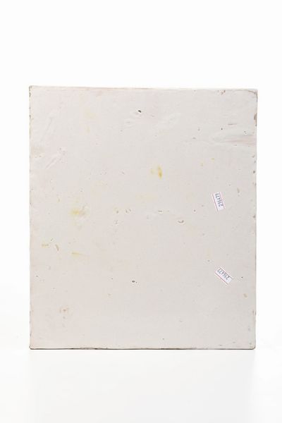 Coppia di targhe<BR>Probabilmente Pesaro, Manifattura Molaroni,  inizio XX secolo<BR>  - Asta Maioliche, Porcellane e Figure Venete di un Collezionista Veneziano - Associazione Nazionale - Case d'Asta italiane