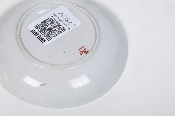 Coppia di tazze con piattino<BR>Nove, Manifattura Antonibon, 1780-1790<BR>  - Asta Maioliche, Porcellane e Figure Venete di un Collezionista Veneziano - Associazione Nazionale - Case d'Asta italiane