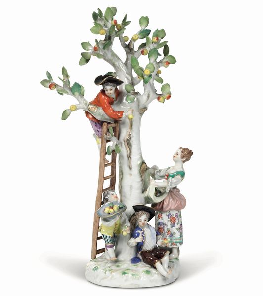 Gruppo<BR>Meissen, 1934-1945  - Asta Maioliche, Porcellane e Figure Venete di un Collezionista Veneziano - Associazione Nazionale - Case d'Asta italiane