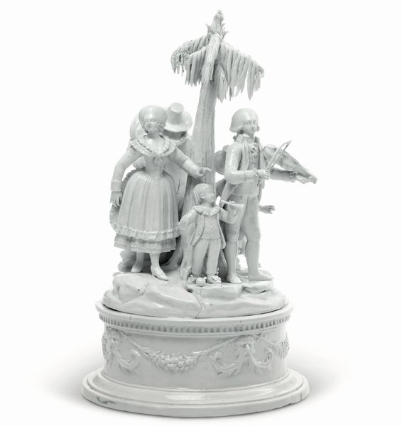 Grande gruppo<BR>Nove, Manifattura Antonibon, gestione Parolin, 1781-1802<BR><BR>  - Asta Maioliche, Porcellane e Figure Venete di un Collezionista Veneziano - Associazione Nazionale - Case d'Asta italiane