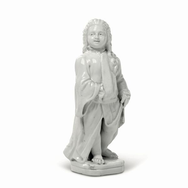 Figurina<BR>Este, Manifattura Brunello o Franchini, ultimo quarto del XVIII secolo  - Asta Maioliche, Porcellane e Figure Venete di un Collezionista Veneziano - Associazione Nazionale - Case d'Asta italiane