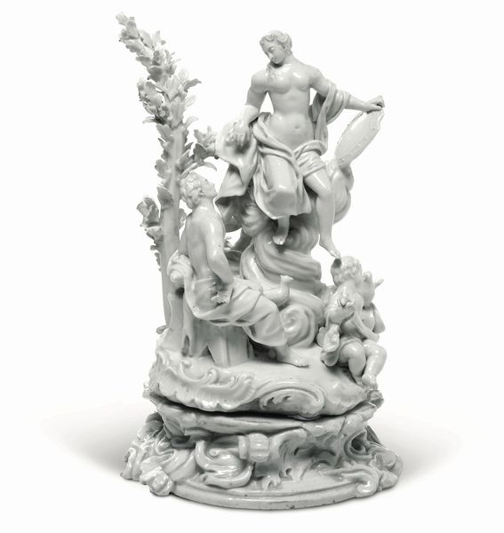 Gruppo �Venere e Vulcano�<BR>Este, Manifattura Girolamo Franchini, 1778-1788 circa<BR>  - Asta Maioliche, Porcellane e Figure Venete di un Collezionista Veneziano - Associazione Nazionale - Case d'Asta italiane
