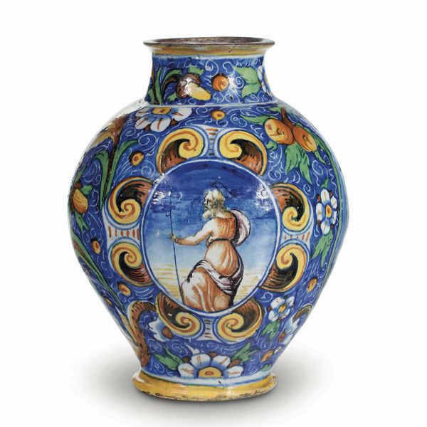 Boccia<BR>Venezia, bottega di mastro Domenego, seconda met� del XVI secolo<BR>  - Asta Maioliche, Porcellane e Figure Venete di un Collezionista Veneziano - Associazione Nazionale - Case d'Asta italiane