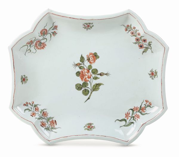 Centrotavola<BR>Nove, Manifattura di Pasquale Antonibon, 1750-1770<BR>  - Asta Maioliche, Porcellane e Figure Venete di un Collezionista Veneziano - Associazione Nazionale - Case d'Asta italiane