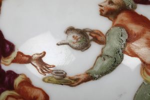 Teiera<BR>Venezia, Manifattura Vezzi, 1725 circa<BR>  - Asta Maioliche, Porcellane e Figure Venete di un Collezionista Veneziano - Associazione Nazionale - Case d'Asta italiane