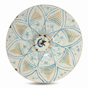 Piatto<BR>Deruta, Nicola Francioli, 1520-1530<BR>  - Asta Maioliche, Porcellane e Figure Venete di un Collezionista Veneziano - Associazione Nazionale - Case d'Asta italiane