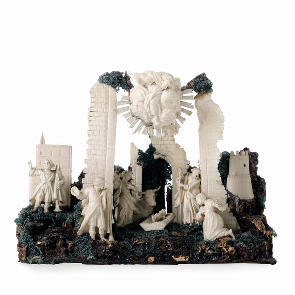 Nativit�. Maestranze trapanesi, Sicilia, XVIII secolo  - Asta Scultura e Oggetti d'Arte - Associazione Nazionale - Case d'Asta italiane