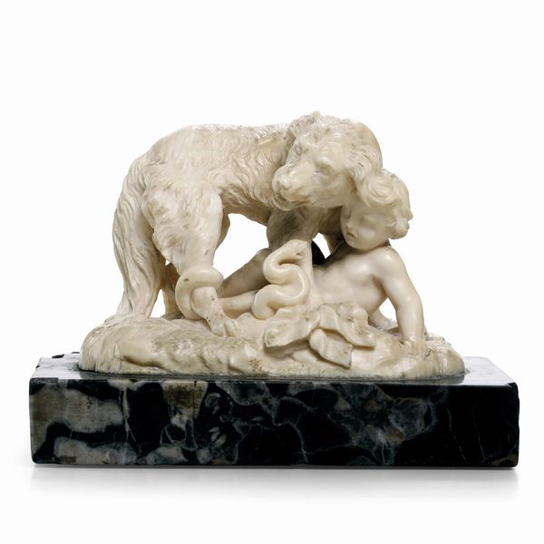 Scena allegorica. Scultore d'oltralpe del XVIII secolo  - Asta Scultura e Oggetti d'Arte - Associazione Nazionale - Case d'Asta italiane