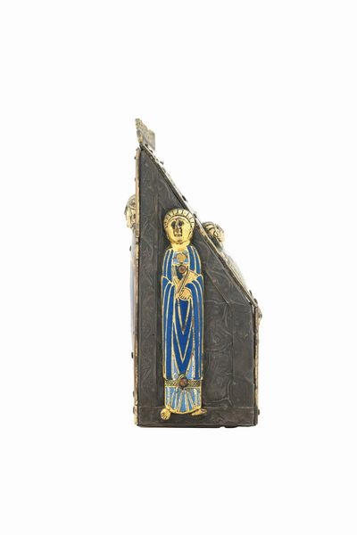 Cofanetto reliquiario. Arte limosina del XIII-XIX secolo  - Asta Scultura e Oggetti d'Arte - Associazione Nazionale - Case d'Asta italiane