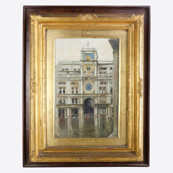 VINCENZO CAPRILE : Torre dell'Orologio Venezia  - Asta Smart Auction: arredo, dipinti, sculture, argenti e altro a prezzi vantaggiosi - Associazione Nazionale - Case d'Asta italiane