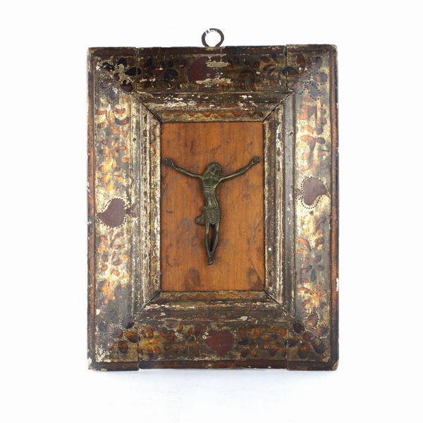 Cristo in ottone  - Asta Smart Auction: arredo, dipinti, sculture, argenti e altro a prezzi vantaggiosi - Associazione Nazionale - Case d'Asta italiane