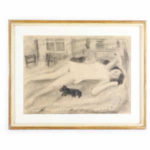 Gabriele Mucchi - Interno con figura