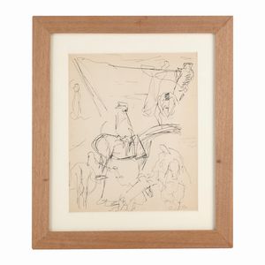 Corrado Cagli - Cavaliere ed altre figure