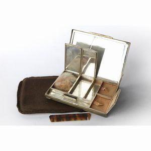 Trousse in argento 800  - Asta Smart Auction: arredo, dipinti, sculture, argenti e altro a prezzi vantaggiosi - Associazione Nazionale - Case d'Asta italiane