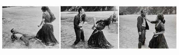 Pierluigi Praturlon : Virna Lisi e Umberto Orsini in La ragazza e il generale  - Asta Fotografia - Associazione Nazionale - Case d'Asta italiane