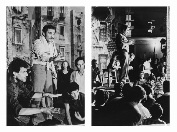 Elio Sorci : Domenico Modugno e Ciccio Ingrassia  - Asta Fotografia - Associazione Nazionale - Case d'Asta italiane