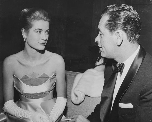 Anonimo : Grace Kelly e William Holden  - Asta Fotografia - Associazione Nazionale - Case d'Asta italiane