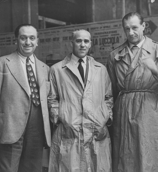 Anonimo : Tazio Nuvolari e Renzo Castagnetto  - Asta Fotografia - Associazione Nazionale - Case d'Asta italiane