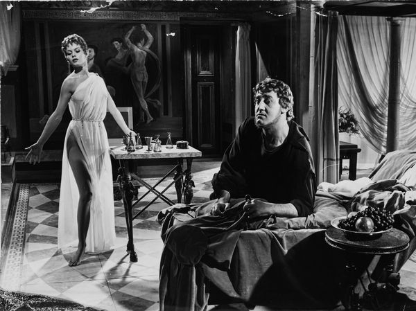 Fabrizio Ferri, Attribuito a : Alberto Sordi e Brigitte Bardot in Mio figlio Nerone  - Asta Fotografia - Associazione Nazionale - Case d'Asta italiane