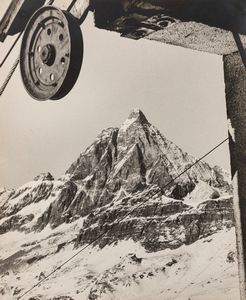 Gustavo Rondolotto, Attribuito a - Il Cervino dal Plateau Rosa