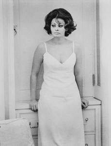 Anonimo - Sophia Loren in La contessa di Hong Kong diretto da Charlie Chaplin
