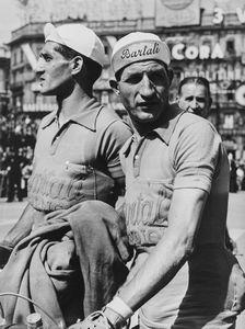 Anonimo - Gino Bartali e Giovanni Corrieri, Giro d'Italia