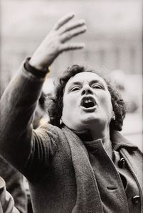 Tano D'Amico - Senza titolo (Manifestazione Femminista)