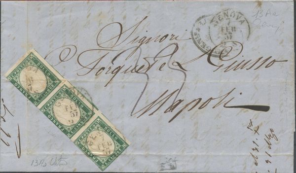 Sardegna IV emissione  - Asta Filatelia e Storia Postale - Associazione Nazionale - Case d'Asta italiane