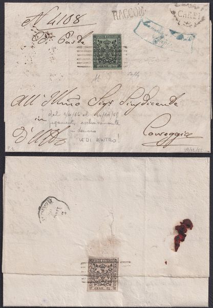 Modena - Storia Postale  - Asta Filatelia e Storia Postale - Associazione Nazionale - Case d'Asta italiane