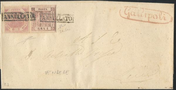 Napoli - Storia Postale  - Asta Filatelia e Storia Postale - Associazione Nazionale - Case d'Asta italiane