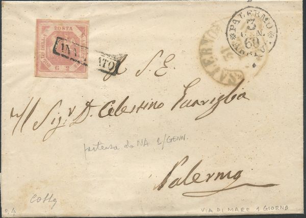 Napoli - Storia Postale  - Asta Filatelia e Storia Postale - Associazione Nazionale - Case d'Asta italiane