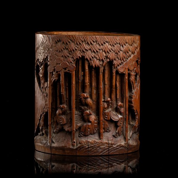 PORTAPENNELLI IN BAMBU', BITONG  - Asta Arte asiatica e tribale  - Associazione Nazionale - Case d'Asta italiane