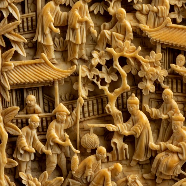 PORTABIGLIETTI IN AVORIO INTAGLIATO  - Asta Arte asiatica e tribale  - Associazione Nazionale - Case d'Asta italiane