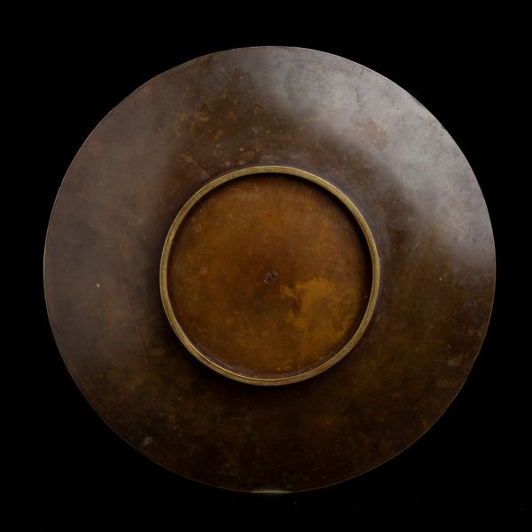 PIATTO IN METALLO CON AGEMINATURE IN ORO E ARGENTO  - Asta Arte asiatica e tribale  - Associazione Nazionale - Case d'Asta italiane