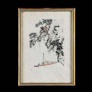 CINQUE STAMPE  - Asta Arte asiatica e tribale  - Associazione Nazionale - Case d'Asta italiane