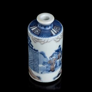 SNUFF BOTTLE IN PORCELLANA  - Asta Arte asiatica e tribale  - Associazione Nazionale - Case d'Asta italiane